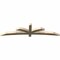 Ekena Millwork Davenport Rough Sawn Timber Gable Bracket, Douglas Fir, 96"W x 24"H x 4"D x 4"F, 6/12 Pitch GBW096X24X0404DAV00RDF - alternate 5
